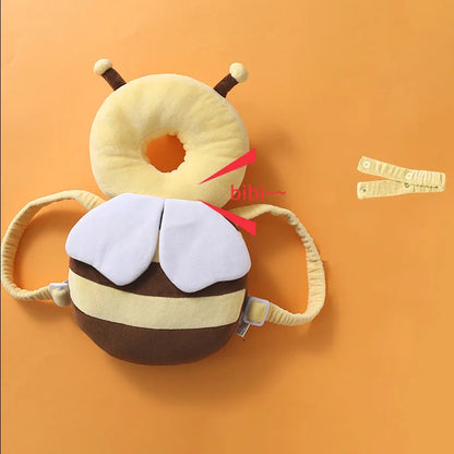 Almohada Protectora para la Cabeza de Bebé Little Bee, Transpirable, Anti-Caídas, Adecuada para la Protección de la Cabeza y la Espalda de Bebés y Niños Pequeños, Segura, Bibi