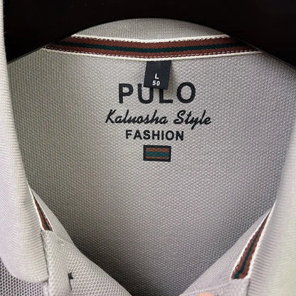 Polo de manga larga de otoño 2025 para hombre, 100% algodón transpirable, estilo informal de negocios con cuello de algodón clásico