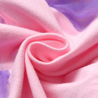 VIKITA-vestido de verano con estampado de flores y mariposas para niñas, vestidos de princesa coloridos de color rosa para fiesta, vacaciones, uso diario, ropa para niños