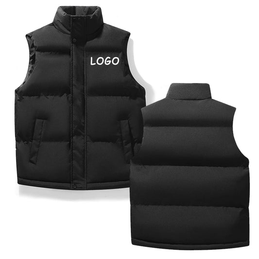 Chaleco de algodón grueso para invierno, chaleco cálido y cómodo, chaqueta con cremallera, elegante accesorio de invierno para mantener el calor, unisex