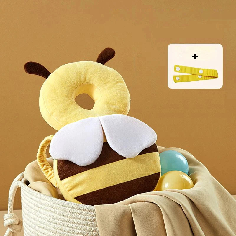Almohada Protectora para la Cabeza de Bebé Little Bee, Transpirable, Anti-Caídas, Adecuada para la Protección de la Cabeza y la Espalda de Bebés y Niños Pequeños, Segura, Bibi