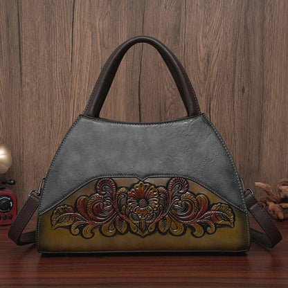 Bolso Retro de diseñador para personas mayores, bolso de hombro con relieve para oficina, regalo de alta calidad, bolso de viaje para mamá, bolso cruzado de lujo