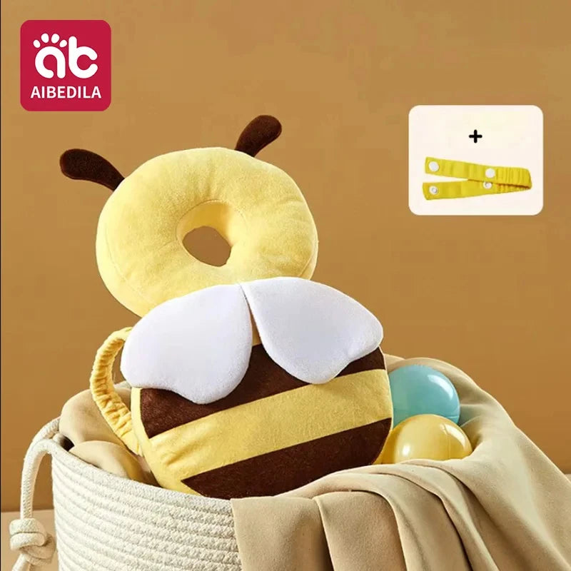 Almohada Protectora para la Cabeza de Bebé Little Bee, Transpirable, Anti-Caídas, Adecuada para la Protección de la Cabeza y la Espalda de Bebés y Niños Pequeños, Segura, Bibi