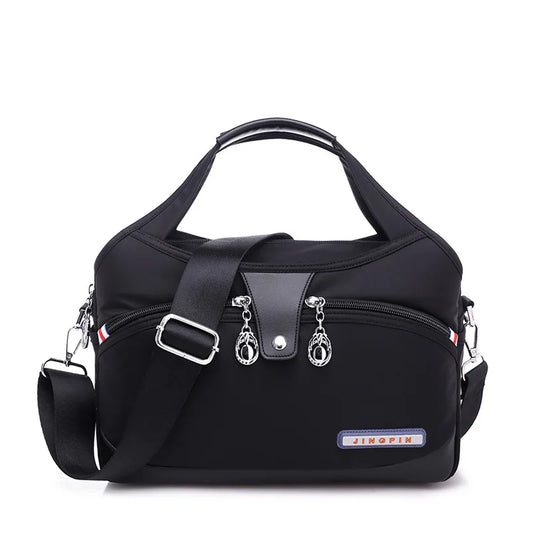 Bolso cruzado de tela Oxford para mujer, bandolera de gran capacidad, impermeable, antirrobo, para viaje, mamá