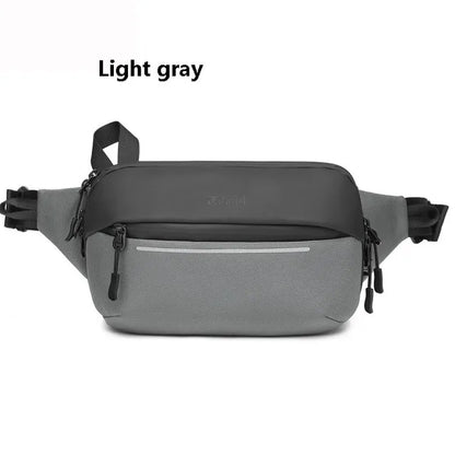Riñonera de moda coreana para hombre, riñonera para deportes al aire libre, bolsa de pecho para hombre, bolsa cruzada, riñoneras de viaje para ciclismo, bolsa para teléfono móvil