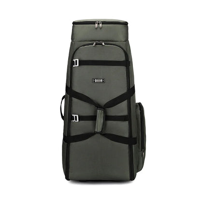 Bolsa de viaje plegable con ruedas para senderismo, Golf, aviación, bolsas de lona para acampar al aire libre, equipaje de coche, bolso móvil, mochila de entrenamiento grande