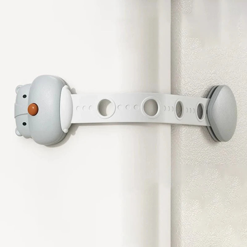 Cerradura de seguridad para cajón de bebé, cerraduras de gabinete de seguridad para niños, pestillos adhesivos para puerta de cajón, correas seguras para bebé, seguridad de puerta para niños