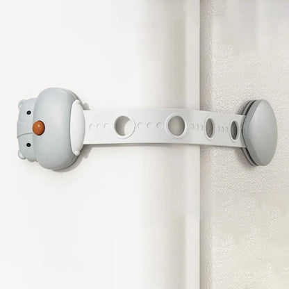 Cerradura de seguridad para cajón de bebé, cerraduras de gabinete de seguridad para niños, pestillos adhesivos para puerta de cajón, correas seguras para bebé, seguridad de puerta para niños