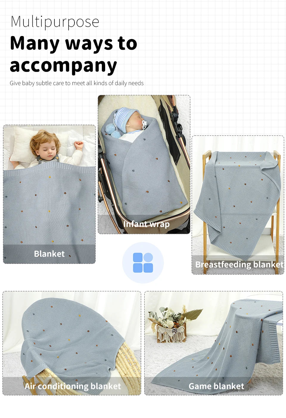 Mantas para bebés recién nacidos, 90x70cm, tejidas, para niños y niñas, manta envolvente de muselina de algodón ultrasuave, Sábana de edredón para niños pequeños