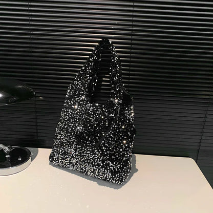 Bolso Tote para Mujer, Bolso de Hombro con Lentejuelas, Bolso Hobo Moderno, Bolso para Llevar Bajo el Brazo, para el Trabajo, Viajes y Compras