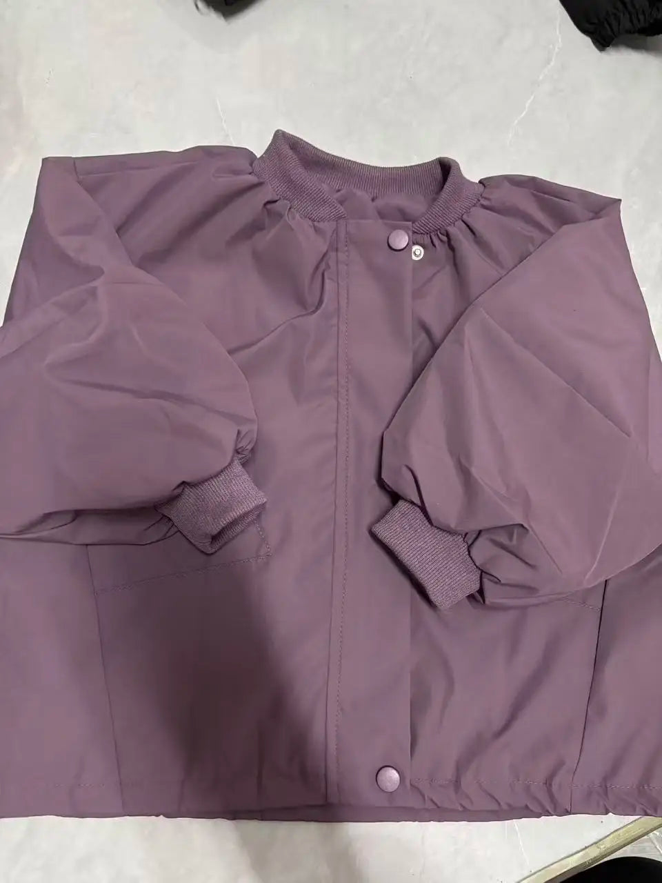 Chaqueta de béisbol coreana oversize para niños, ropa de primavera y otoño, chaqueta holgada con cremallera para niñas, top de moda 2026, elegante para bebés
