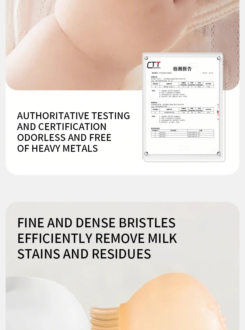 Cepillo de dientes suave para bebé, sin BPA, de silicona, para limpieza de dientes infantiles, de grado alimenticio, cuidado de la salud bucal del bebé