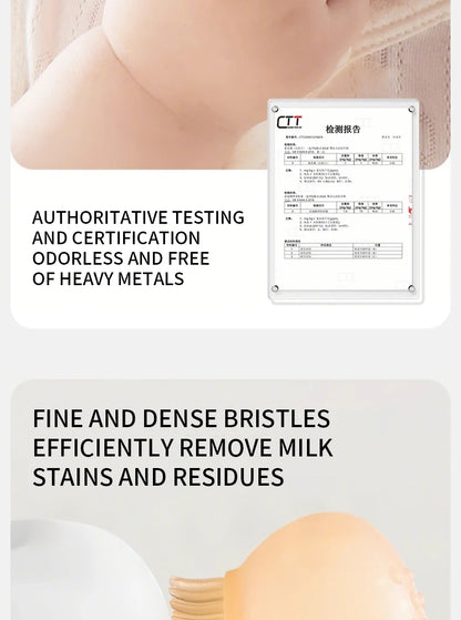 Cepillo de dientes suave para bebé, sin BPA, de silicona, para limpieza de dientes infantiles, de grado alimenticio, cuidado de la salud bucal del bebé