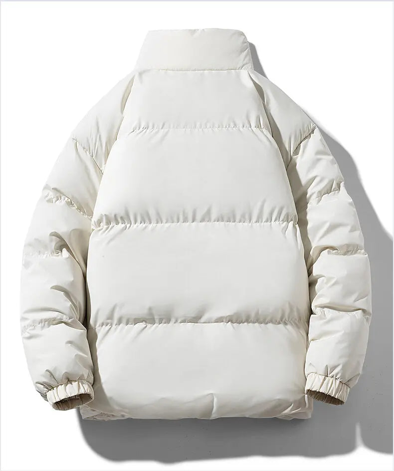 2026 Winter Men Jacket Autumn Warm Fleece Fashion Thicke Cotton Padded Jackets Stand Collar Casual Coats Windproof Plus Size 6XL