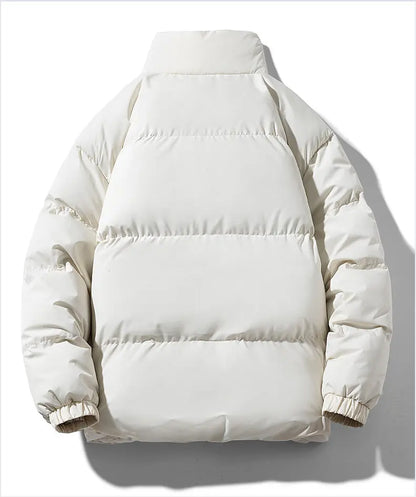 2026 Winter Men Jacket Autumn Warm Fleece Fashion Thicke Cotton Padded Jackets Stand Collar Casual Coats Windproof Plus Size 6XL
