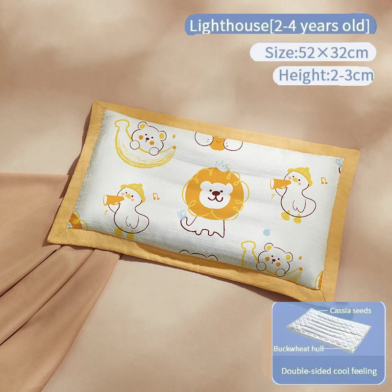AIBEDILA-almohadas para bebés recién nacidos, artículos de doble cara disponibles para todas las estaciones, ropa de cama para dormir, AB8167