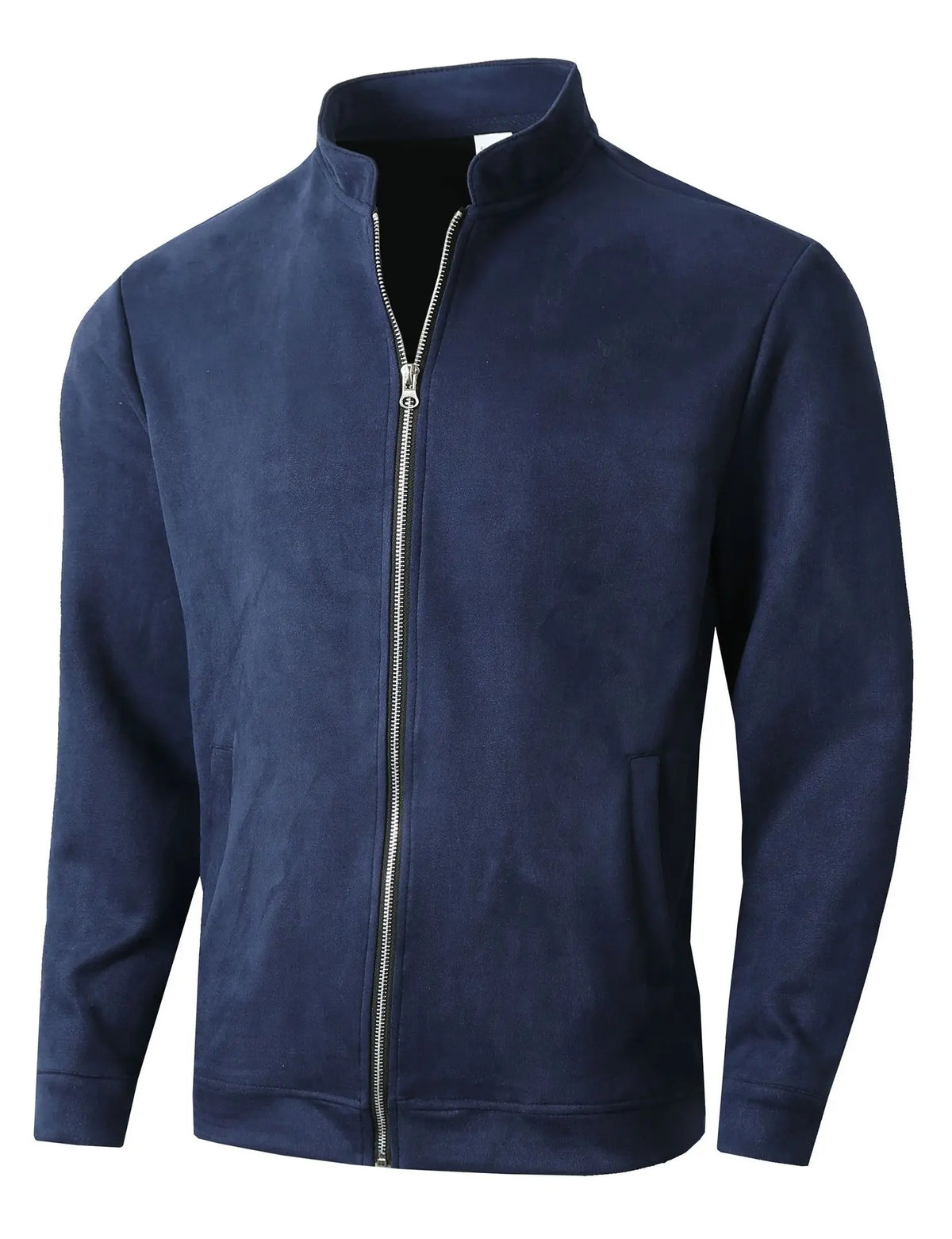 Autumn Winter Slim Fit Stand Collar Jackets Men Business Casual Zipper Solid Outwear Male Fashion Office Jacket Coat Cardigan