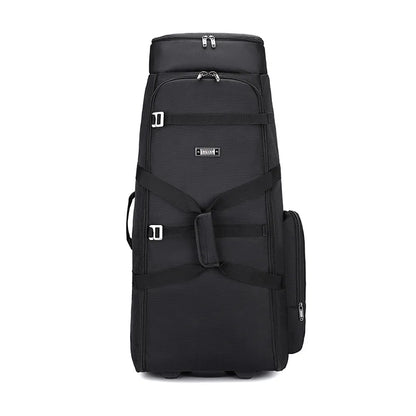 Bolsa de viaje plegable con ruedas para senderismo, Golf, aviación, bolsas de lona para acampar al aire libre, equipaje de coche, bolso móvil, mochila de entrenamiento grande
