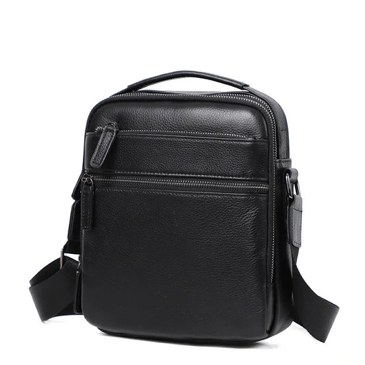 100% bolso de hombro de cuero genuino para hombre, bolsos de mensajero a la moda, bolsos para hombre, bolsos cruzados para hombre, bolso de mano de piel de vaca para hombre, bolso bandolera