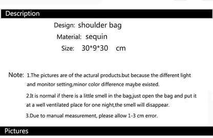 Bolso Tote para Mujer, Bolso de Hombro con Lentejuelas, Bolso Hobo Moderno, Bolso para Llevar Bajo el Brazo, para el Trabajo, Viajes y Compras