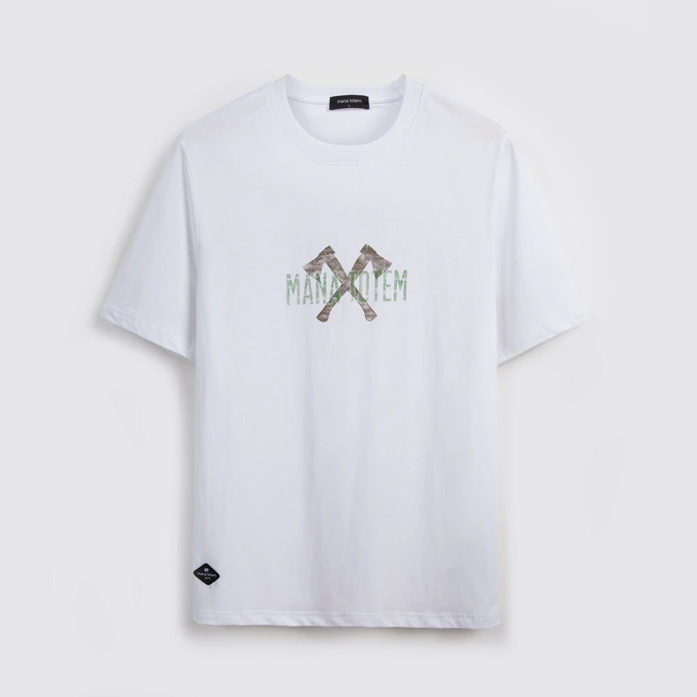 Men's T-shirt Print "AX" Face & Back Short Sleeve T Shirt Summer Casual Tops 100% cotton Fashion Slim Basic Tops Fabric Package