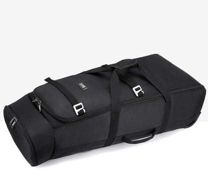Bolsa de viaje plegable con ruedas para senderismo, Golf, aviación, bolsas de lona para acampar al aire libre, equipaje de coche, bolso móvil, mochila de entrenamiento grande