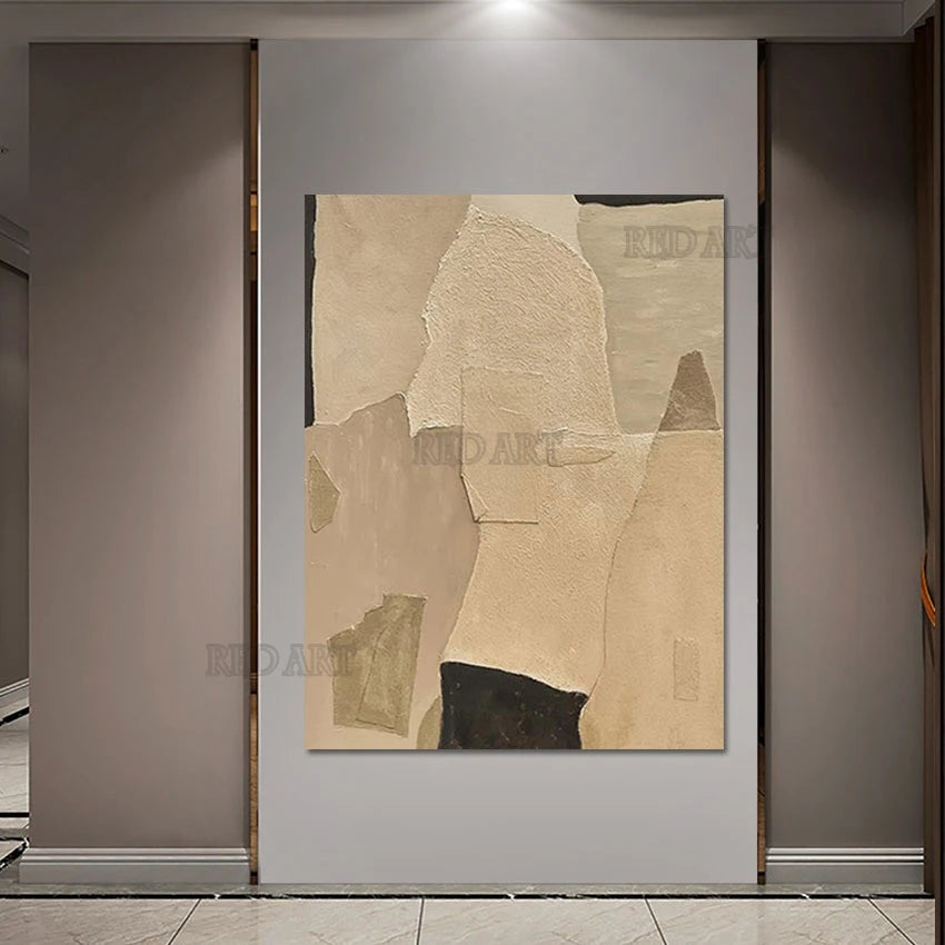 Arte de decoración del porche del hogar, pintura al óleo de calidad 100% pintada a mano, imagen de pared, arte de textura, lienzo sin marco del hotel, arte mural + paquete Switch In Art completo