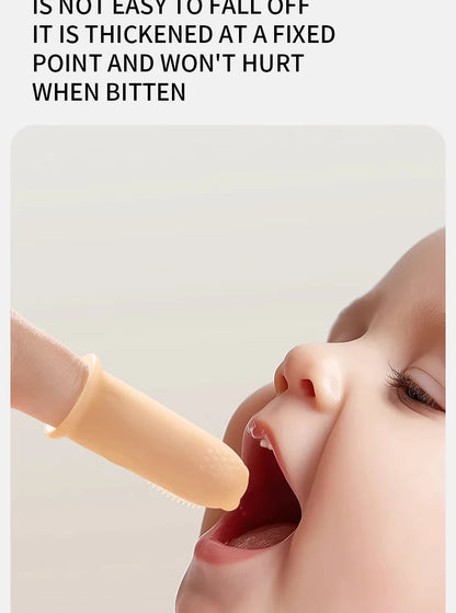 Cepillo de dientes suave para bebé, sin BPA, de silicona, para limpieza de dientes infantiles, de grado alimenticio, cuidado de la salud bucal del bebé