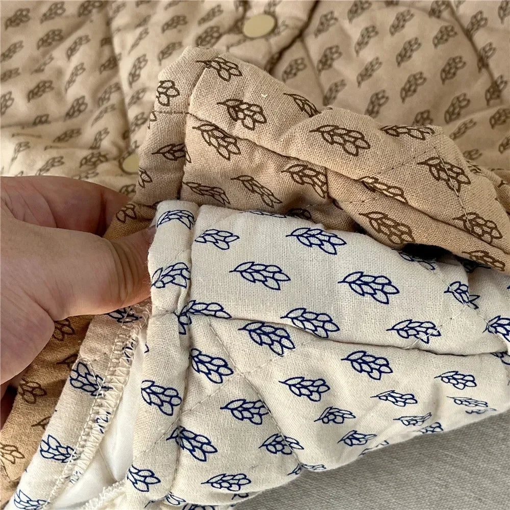Chaqueta acolchada de algodón para niños y niñas, ropa ligera de Corea del Sur, cubierta de algodón de trigo, Invierno 2023