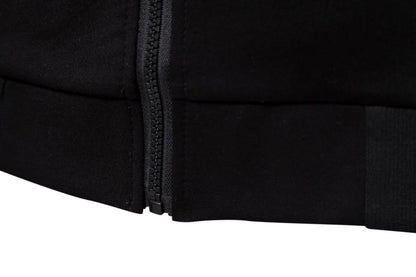 Chaqueta Casual con Cierre y Cuello Alto para Hombre, Primavera-Otoño 2025, Chaqueta Deportiva de Color Sólido, Chaqueta Bomber Urbana para Hombre