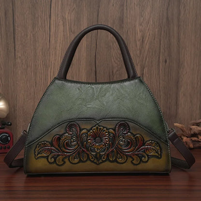 Bolso Retro de diseñador para personas mayores, bolso de hombro con relieve para oficina, regalo de alta calidad, bolso de viaje para mamá, bolso cruzado de lujo