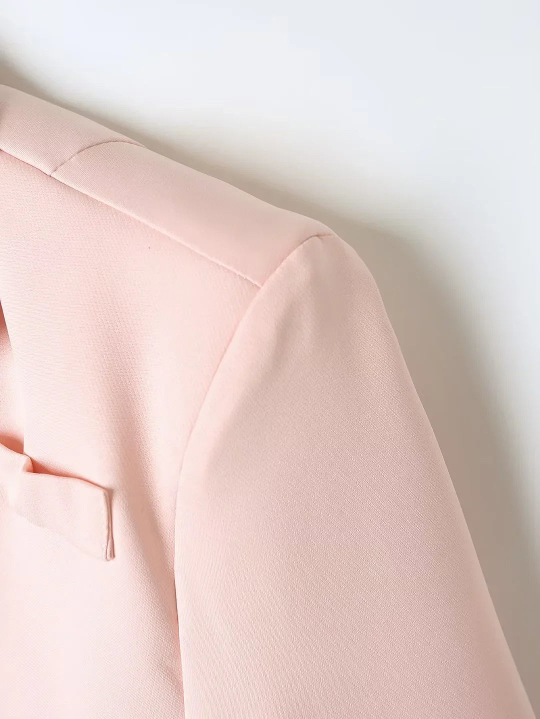 Early Autumn Women's Cross-Belted Slim Fit Short Suit Jacket Fashionable Business Casual Style Long Sleeve Commute Friendly