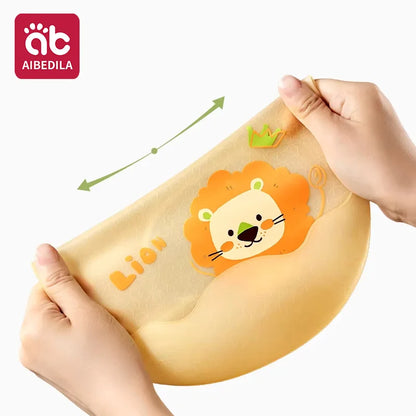 Babero de Silicona AIBEDILA, Impermeable, Ajustable, de Grado Alimenticio, con Diseño de Dibujos Animados, Paño de Regurgitación para Bebés, Niños y Niñas
