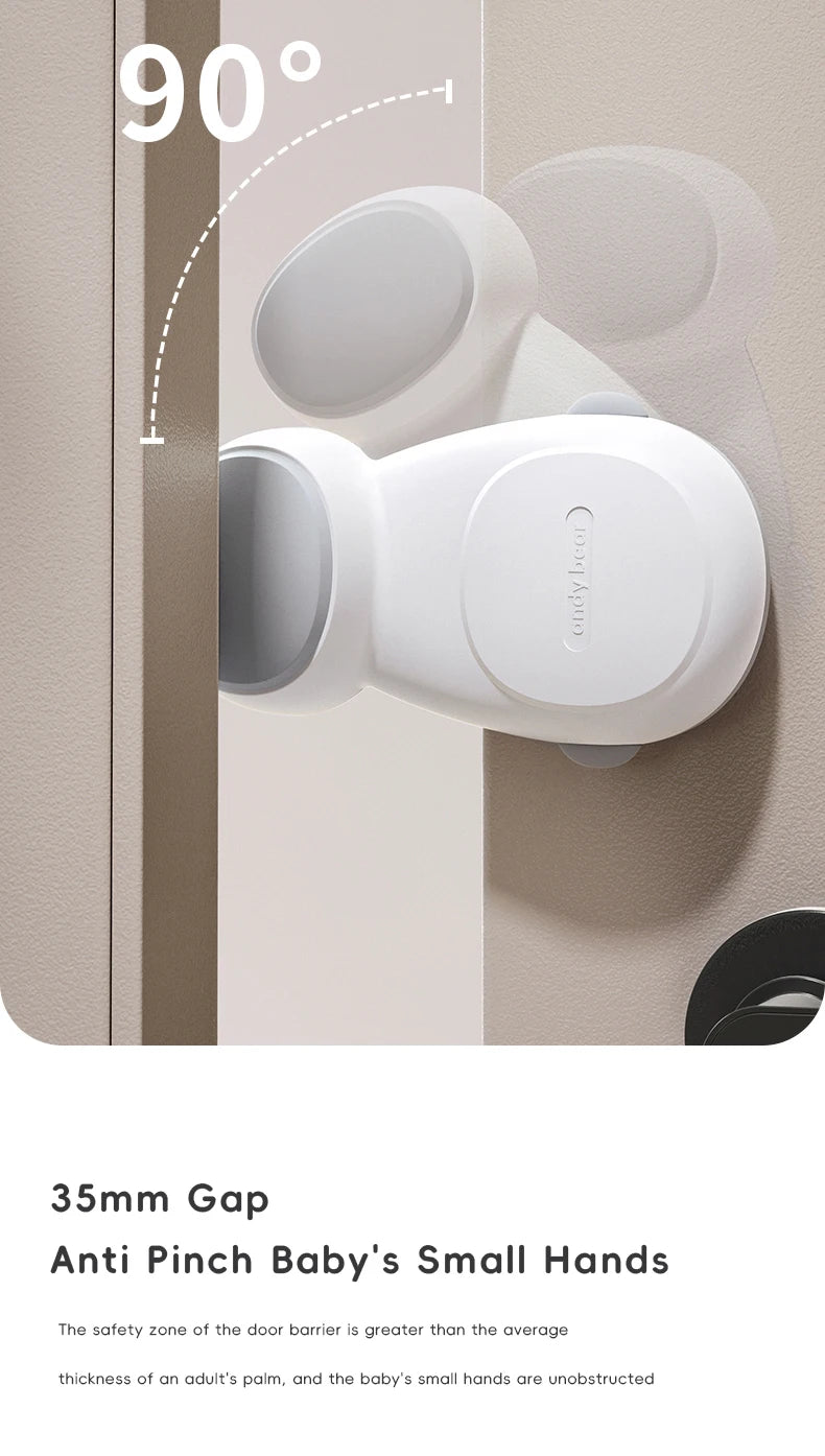    Tope de Puerta Antipellizcos para Bebés AIBEDILA, Protector de Seguridad para Niños que Evita el Cierre Automático, Protector de Seguridad para el Hogar