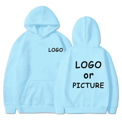 Sudaderas con capucha informales para hombre y mujer con estampado de logotipo personalizado, sudaderas con capucha de manga larga para otoño e invierno, sudaderas personalizadas de estilo callejero.