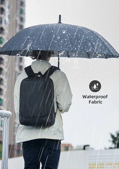 HK-Bolso para ordenador portátil de diseño para hombre, mochilas escolares impermeables para niños universitarios, mochila de viaje deportiva de negocios para hombre con carga USB
