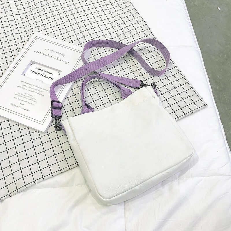 Bolso de Mano con Diseño de Conejo Miffy, Gran Capacidad, Lona, Bandolera, para Estudiantes, Mochila Escolar con Dibujos Animados