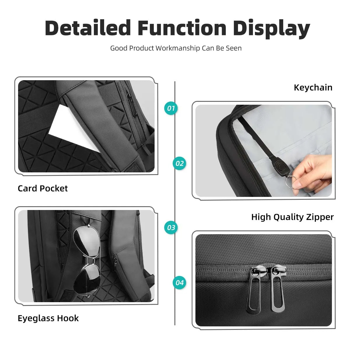 HK-Bolso para ordenador portátil de diseño para hombre, mochilas escolares impermeables para niños universitarios, mochila de viaje deportiva de negocios para hombre con carga USB