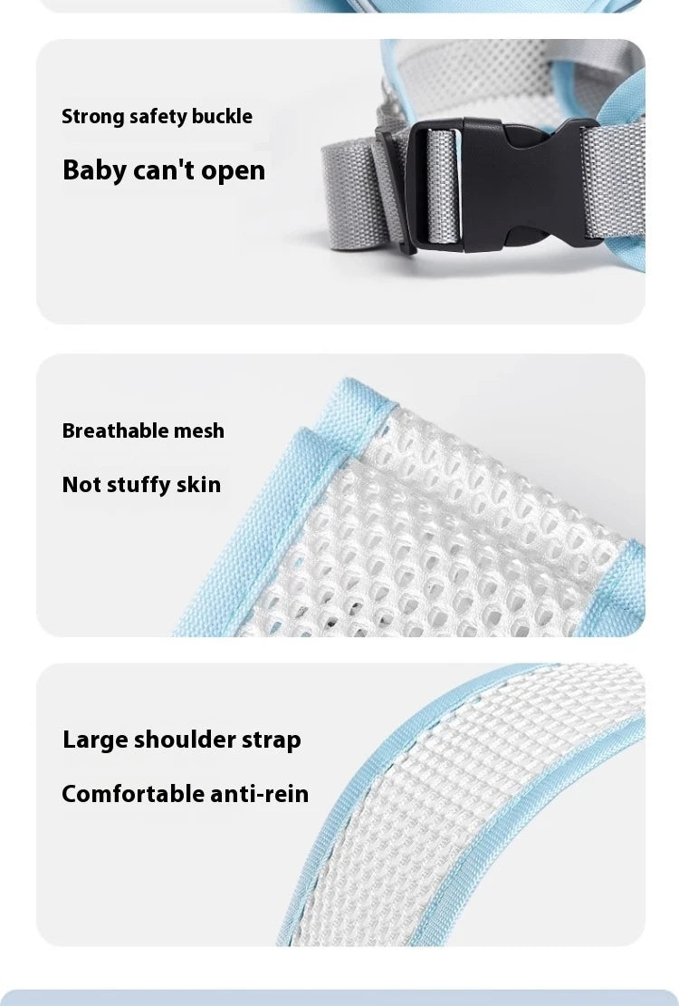 Cinturón de seguridad para niños, correa de ciclismo para coche eléctrico con almacenamiento, correas de protección para motocicleta, cinturón protector anticaída, Bandag ajustable