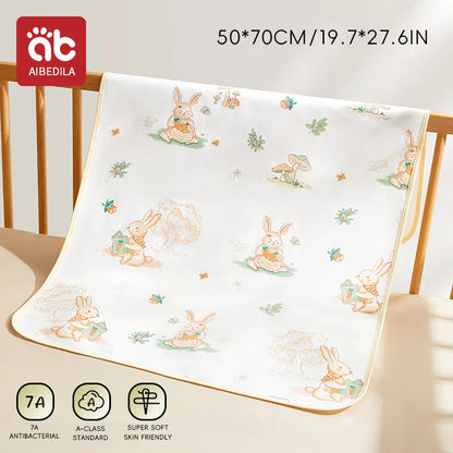 Colchón lavable impermeable, estera de orina para bebés y niños pequeños, Protector de cama de dibujos animados, ropa de cama para pañales, almohadillas para orina, tela transpirable