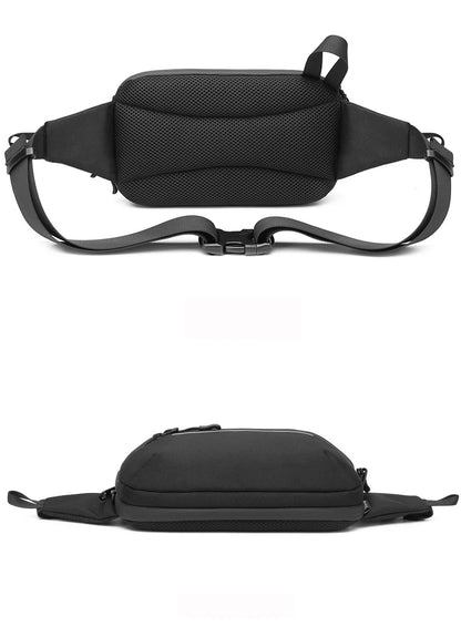 Riñonera de moda coreana para hombre, riñonera para deportes al aire libre, bolsa de pecho para hombre, bolsa cruzada, riñoneras de viaje para ciclismo, bolsa para teléfono móvil