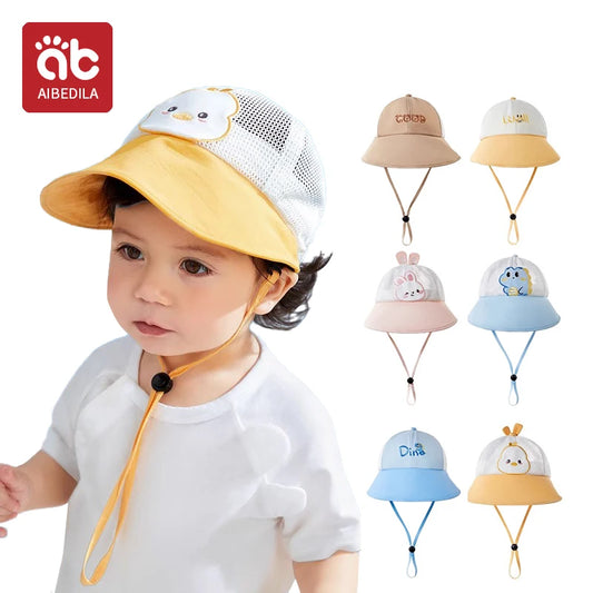Sombrero de bebé, gorra infantil de verano, sombreros suaves para el sol para bebés, Panamá para niños, niñas y niños, sombrero de cubo ajustable, accesorios para niños de 5 a 36M