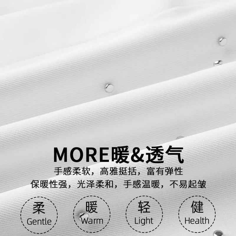 Camisa de Manga Larga Decorada con Pedrería para Hombre, Camisa de Vestir para Banquetes y Fiestas, Camisa Casual de Negocios, Camisa Masculina