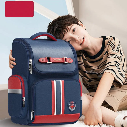 Mochilas escolares de estilo británico para niños y niñas, mochila ortopédica, mochilas escolares para niños, mochilas para escuela primaria, mochila para niños