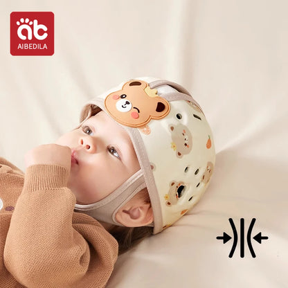 AIBEDILA protección de 360 grados casco anticaída para bebé Protector de cabeza ajustable para niños pequeños sombreros de protección de seguridad suaves aprender a caminar