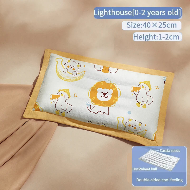 AIBEDILA-almohadas para bebés recién nacidos, artículos de doble cara disponibles para todas las estaciones, ropa de cama para dormir, AB8167
