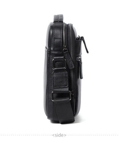 100% bolso de hombro de cuero genuino para hombre, bolsos de mensajero a la moda, bolsos para hombre, bolsos cruzados para hombre, bolso de mano de piel de vaca para hombre, bolso bandolera