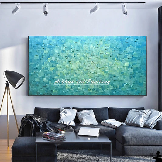 Arthyx, paleta pintada a mano, pinturas al óleo abstractas 3D sobre lienzo, imágenes artísticas de pared modernas para decoración del hogar y la sala de estar, obras de arte(paquete SWITCH IN ART completo)