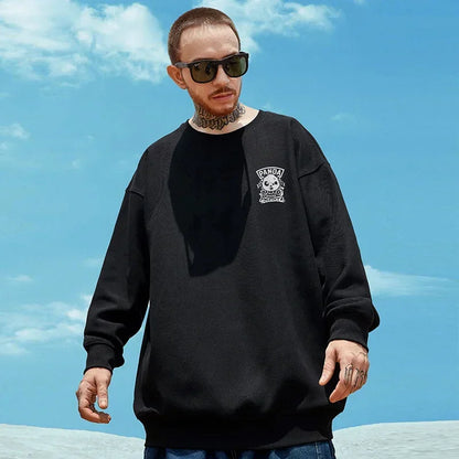 Otoño Anime Panda impreso sudaderas hombres nueva ropa de calle de gran tamaño pulóver con capucha Hip Hop Y2K Vintage sudaderas para hombres