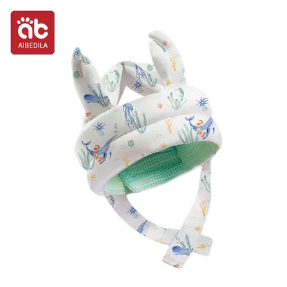 Casco de seguridad para bebés, protección para la cabeza, almohadilla anticaídas ajustable para niños pequeños, gorra anticaídas para aprender a caminar, cadena antipérdida